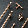 Hot Sale Brass Kitchen Cabinet Rose Gold Handle Pulls Drawer Knobs