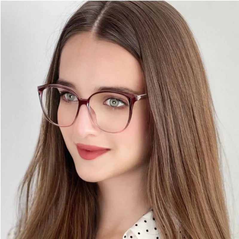 New Cat Eye Design Eyewear Blue Light Blocking Optical Frame Anti Blue Light Eyeglasses Frames