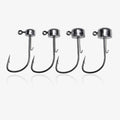 1.5g/2.5g/3.5g/4.5g Cylindrical Shape Jig Head Hook Hanging Clip Soft Worm Bait Lure Jigging Hook for Sea Bass Perch