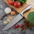 Ergonomic 8 Inch 3Cr13 Stainless Steel Ambidextrous High-Polish Finish Kitchen Chef Knife with Hollow Handle