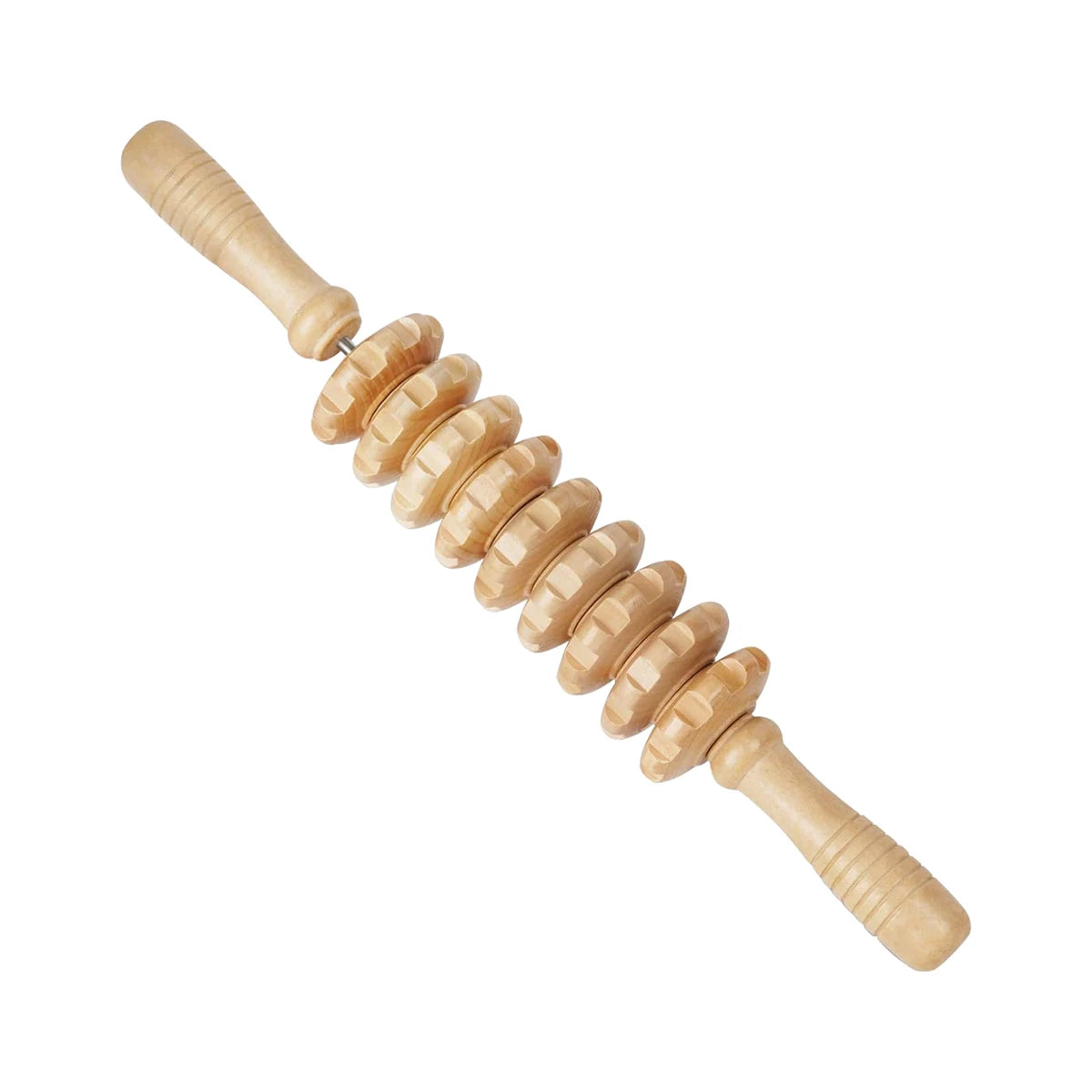 Colombian Wooden Massage Rollers 9 Portable Handheld Leg Back Wood Therapy Tools for Body Shaping