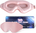 Custom 3D Sleep Mask Blindfold Sleeping Eye Mask Soft Memory Foam Face Mask Eye Shade 99% Block Out Light Eye Cover