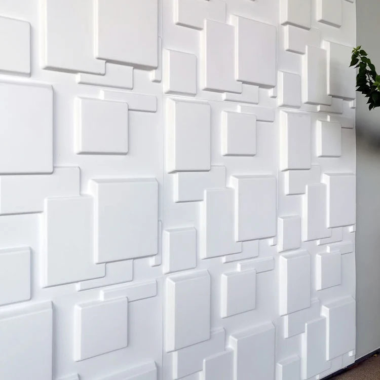 Factory Supply PVC Indoor Background Wall Panel Stickers Poster Cladding Decoration Low Maintenance protection Engineered