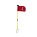 Mini Golf Flagsticks Putting Green Flag Hole Cup Yard Golf Pin Flags Portable Plastic Golf Golf Practice