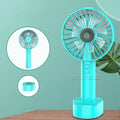 Mini USB Fan Portable Handheld Pocket Fan Rechargeable 3Mode Adjustable Table Fan Cooling Cooler