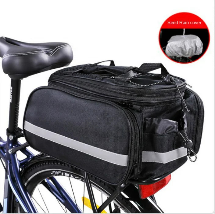 IRONDONKEY Bicycle Bag Pannier Rear Luggage Rack Portable Tailseat Luggage Bag Cycling Mountain Bike Bag Bicycle Accessories