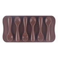 Food Grade Silicone Spoon Shape Chocolate Ice Jelly Mold Homemade Candy Baking Tools