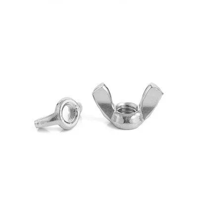 DIN315 Wing Nuts Butterfly Nuts M4 M5 M6 M8 M10 M12 304 Stainless Steel Hand Tighten Wingnuts Fasteners Large Stock in Stock