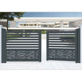JHR High Quality Front Fence and Gates Designs for House Swing Gate Automation
