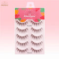 Abestyou Customized Logo Clear Band Synthetic Hair Handmade High Quality 3D Natural Style False Eyelashes with Boxes MegaBDM
