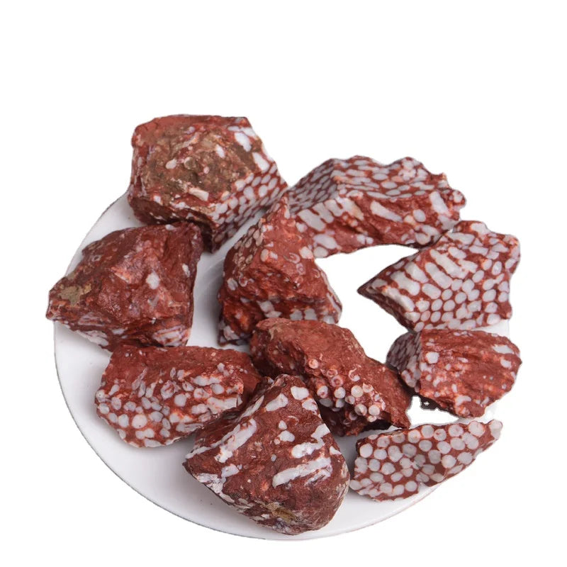 Wholesale Home Use Natural Rock Crystal Quartz Coral and Jade Rough Stones for Feng Shui Crafts Business Gifts