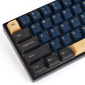 Kred Blue Samurai PBT Keycaps Cherry Profile Dye Sublimation 170-Key Double Shot with 7u/6u Spacebar for 61/64/87/104/108 Cherry