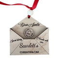 Santa Envelope Santa List Christmas List Wood Envelope Letter to Santa