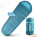 Lightweight 2-Saison Polyester Fiber Sleeping Bag Waterproof and Warm for Outdoor Activities