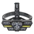Boruit Powerful 2000lm Headlamp 60-degrees Running 18650 9-modes Led Head Torch Headlights Headtorch with Power Display