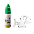 Aquarium Fish Tank Plant CO2 Monitor Liquid Test Solution Indicator Drop Checker Plants pH Long Term Glass Living Room