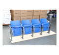 Sport Football Team Plastic Chair Folding Outdoor UV Protection Injection PP Bucket Stadium Seat