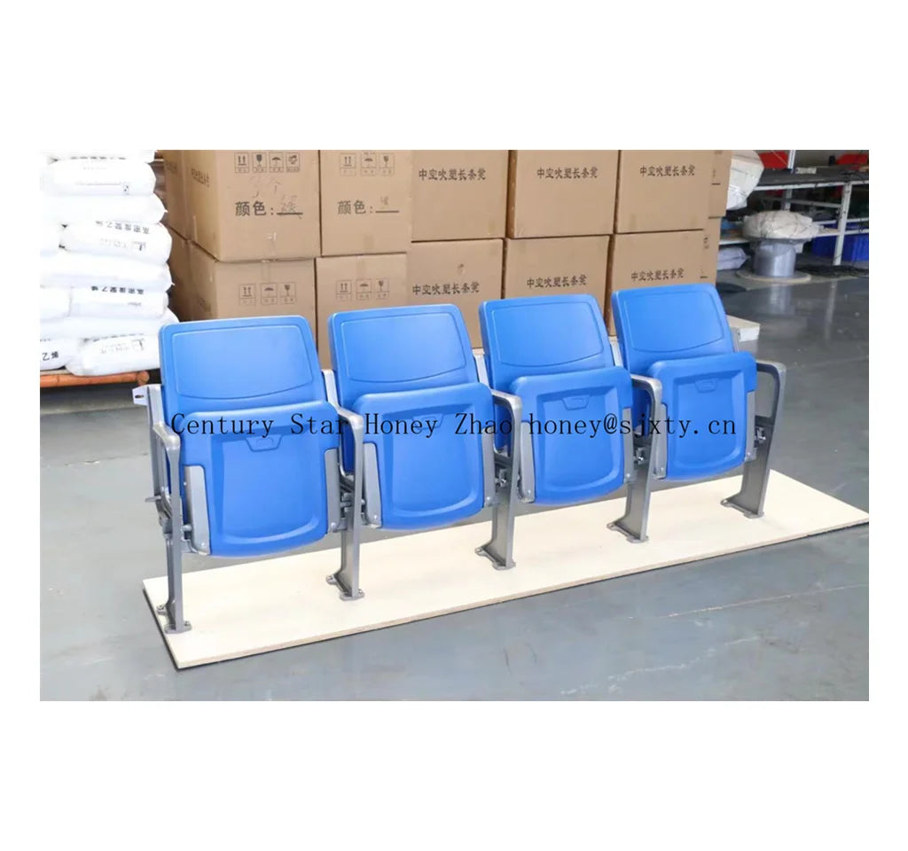 Sport Football Team Plastic Chair Folding Outdoor UV Protection Injection PP Bucket Stadium Seat