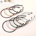 QIYUE Luxury Fashion Small Headbands Diamond Crystal Colors Hot Selling Hair Accessories Full Diamond Colorful Lady's Headbands