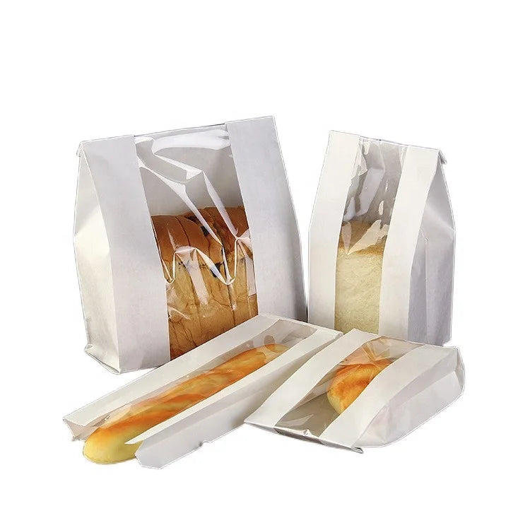 Eco-Friendly Custom Washable Kraft Paper Bag Brown Paper for Coffee Tea Nuts Food Pizza Milk Brown Kraft Paper