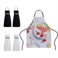 Custom Printed Apron with Pockets Adjustable All Over Full Printing Business Advertising Promotional Gift Womens Kitchen Aprons