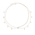 Antique Gold Silver Metal Chains Hairband Rhinestone Head Chain Headwear Wedding Accessories