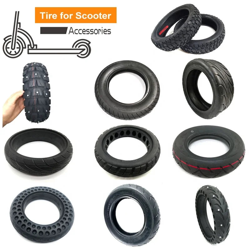 10 Inch air Tyre Outer Tire for 10*2.5 Wheels Electric Scooter Parts Cover Tyres for Replacement