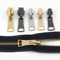 For Deepeel KY715 Double-Sided Metal Zipper Sliders 5# 8# Sewing Accessories Zip Repair Kit for Jackets and Clothes
