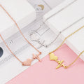 2023 New Design Couple Personality Necklace Stainless Steel Love EKG Laser Engraving Pendant Necklace Gift for Girlfriend