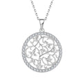 New Arrivals S925 Sterling Silver Plated Platinum Jewelry Women Pendant Necklace