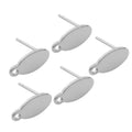 Hot Sale Original Color Oval Stainless Steel Earring Drop Component Fashionable Jewelry Findings & Components