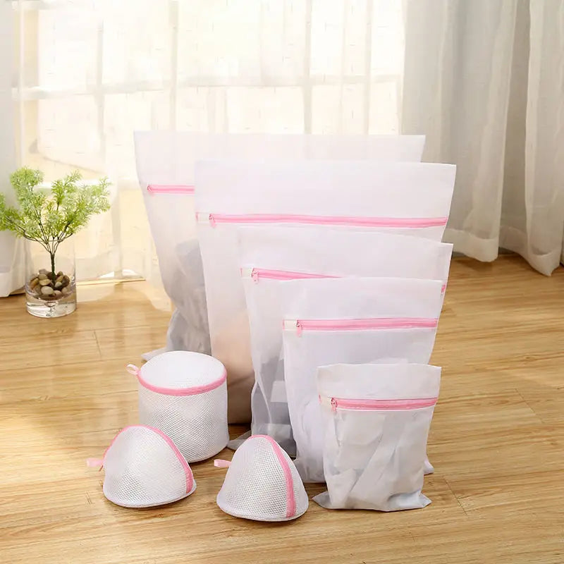 Wash Net Bag Set Custom Small Nylon Mesh Laundry Bag in Bulk