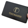 Luxury Gold Foil Stamping Business Cards High Quality Kraft Paper with Embossed Logo Letterpress Printing