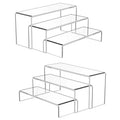 Factory Direct Modern Acrylic Shoe Rack Bag Display Holder PMMA Material Polished Surface Portable 3mm 4mm Jewelry Display Model