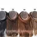 Real Swiss Lace 100% Natural Human Hair Topper for Women in Stock Quick Delivery