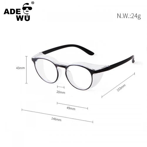 ADE WU PSTY2027 Fashion Hot Sale Anti Pollen Glasses Women Dust Proof Optical Eyeglasses Men Computer Block Blue Light Eyewear