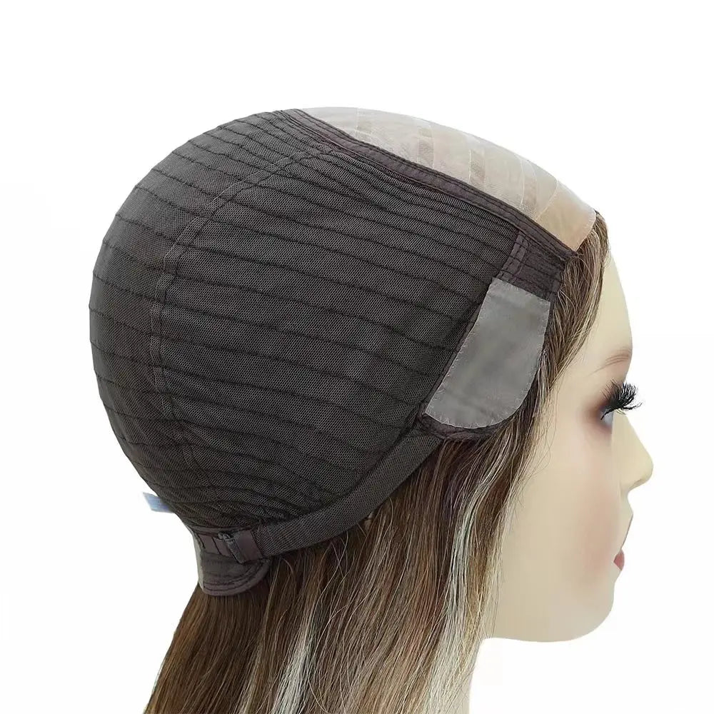 Wholesale 100% European Virgin Hair Silk Base Wigs Small Cap Straight Style Transparent Lace Kosher Jewish Certified 12.5inch
