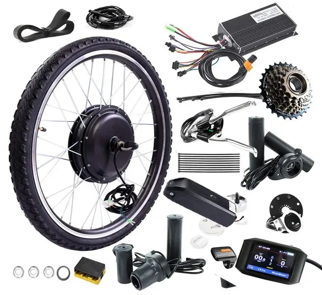 High Speed 80km/h Ebike Conversion Kit 5000w 72v Engine 80A 100A Controller Battery Pack for Ebike Conversion Kit and Scooter