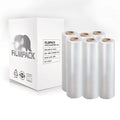 20inch*400ft*70gauge LLDPE Stretch Wrap Roll Film High Water Soluble PE Polyethylene Custom Logo Printing Plastic Packaging