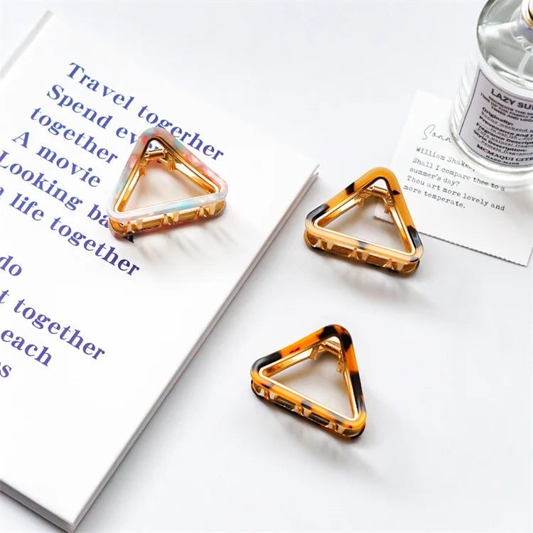 Wholesale Custom Manufacturer hair accessories for curly hair Big Triangle small beautiful hair clips