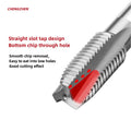 Industrial HSS 10-Piece Metric Tap Set M1-M8 - Tin Coated Thread Cutting Tool RoHS