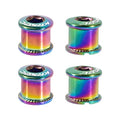 IRONDONKEY Mountain Bike Folding Bicycle Chainset Positive Negative Teeth Cross Color Steel Screw Plate Nail