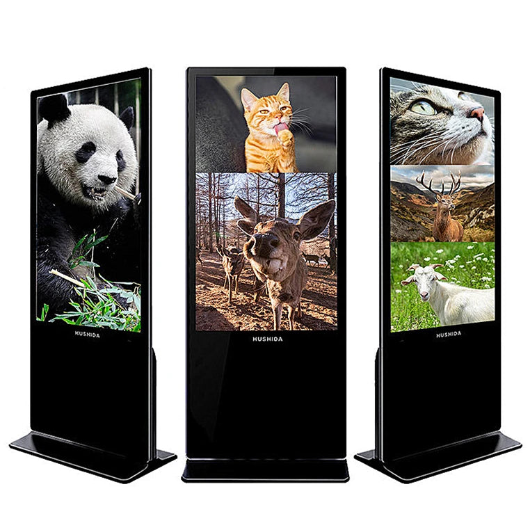 Factory Price 55 Inch Indoor 65 75'' 86''led /lcd Advertising Display Touch Screen Touch Screen Kiosk Totem