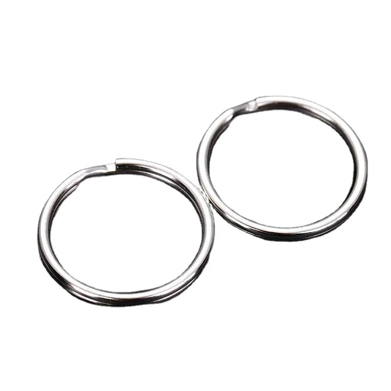 Cartoon Design Metal Mouse Carabiner Keychain Iron Key Holder with Split Rings and for Buckle Ornament