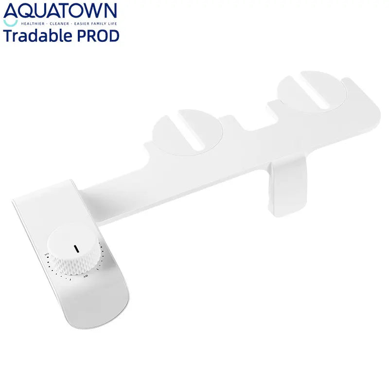 Custom Modern Ultra Slim Toilet Bidet Sprayer with Dual Retractable Nozzles Easy Installation for Bathroom Use