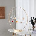 New Wedding Props Plating Iron Frame Iron Art Stage Decoration Decoration Wedding Road Guide Pendants Bead Curtain Hanging Ball