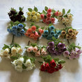 9 Head Rose Bunch 32cm Artificial Silk Flower for Wedding Party Decor
