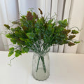 Competitive Price Home Garden Decorative 5-Branch Artificial Plant Plastic Grape Magnolia Leave Leaves