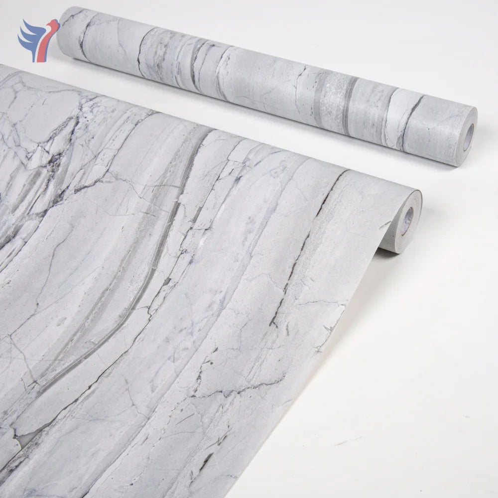 Jinyi Gray Grey Contact Paper PVC Imitation Marble Board Sheet for Furniture Protector Decor Film Wallpaper