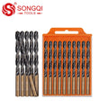SONGQI Twist Drill Bits 10mm Gold Titanium & Black Nitride Coated High Speed Steel (HSS) Stainless Steel